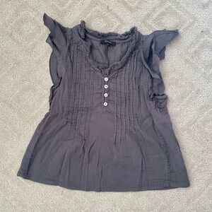 Quince 100% Organic Cotton Blouse Size XS